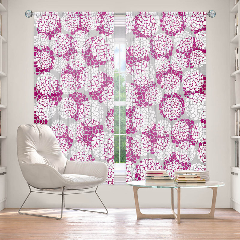 Paire de rideaux obscurcissant en polyester Rubianas, L 40 po x L 82 po