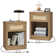 Dearbhaile 25'' 1 - Drawer Nightstand with Built-In Outlets