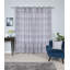 Printed Check Cotton Blackout Curtain Panel Pair-886389720-886389723