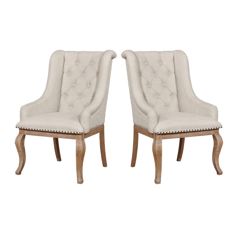 Ensemble de 2 chaises de salle à manger rembourrées