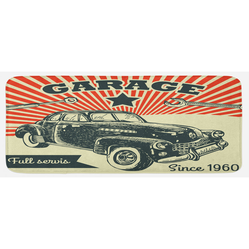 Tapis de cuisine cars