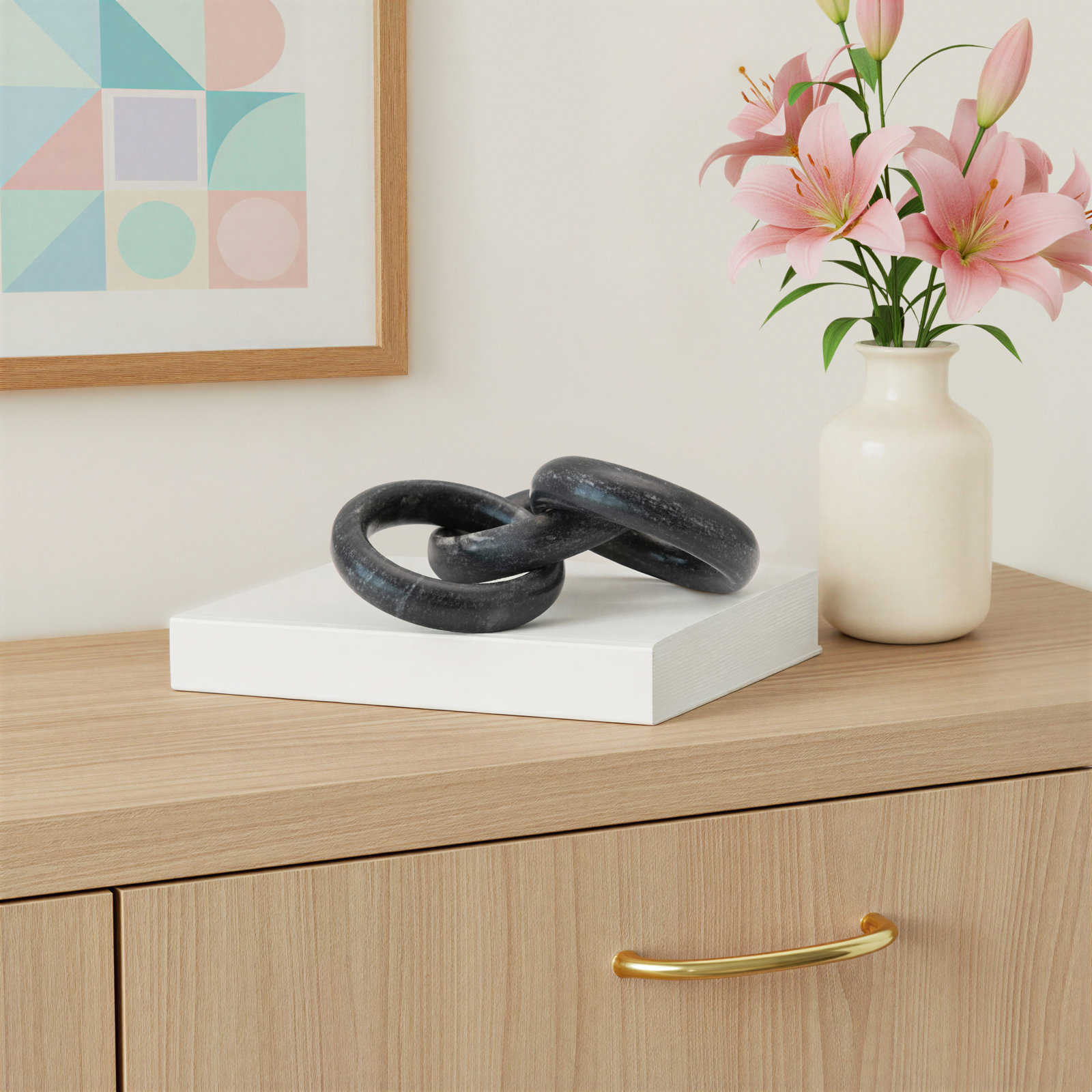 Alaine Genuine Marble Sculpture