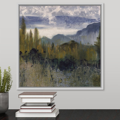 « distante peak », peinture sur toile