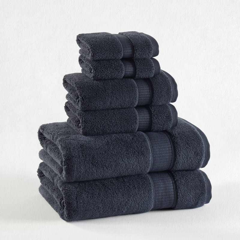 Belmore 6Pc. Ensemble de serviettes, En jean