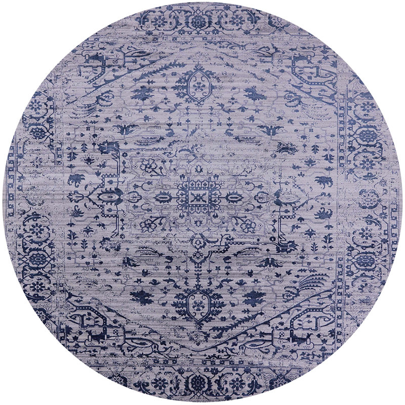 Oriental Indoor Rug, Round 3'