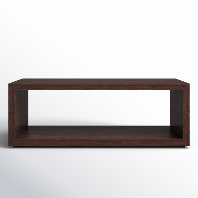Southampton Solid Wood Top Coffee Table, Brown