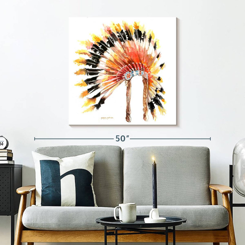Lelar Chief Headdress I, 30" H x 30" W
