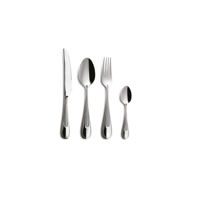 Lark Manor 24-piece Palma cutlery set, 18/10 stainless steel, silver-colored, 6536