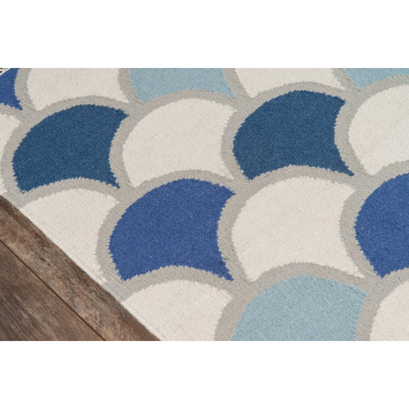 Evah Wool Geometric Indoor Rug, Rectangle 3'6" x 5'6"