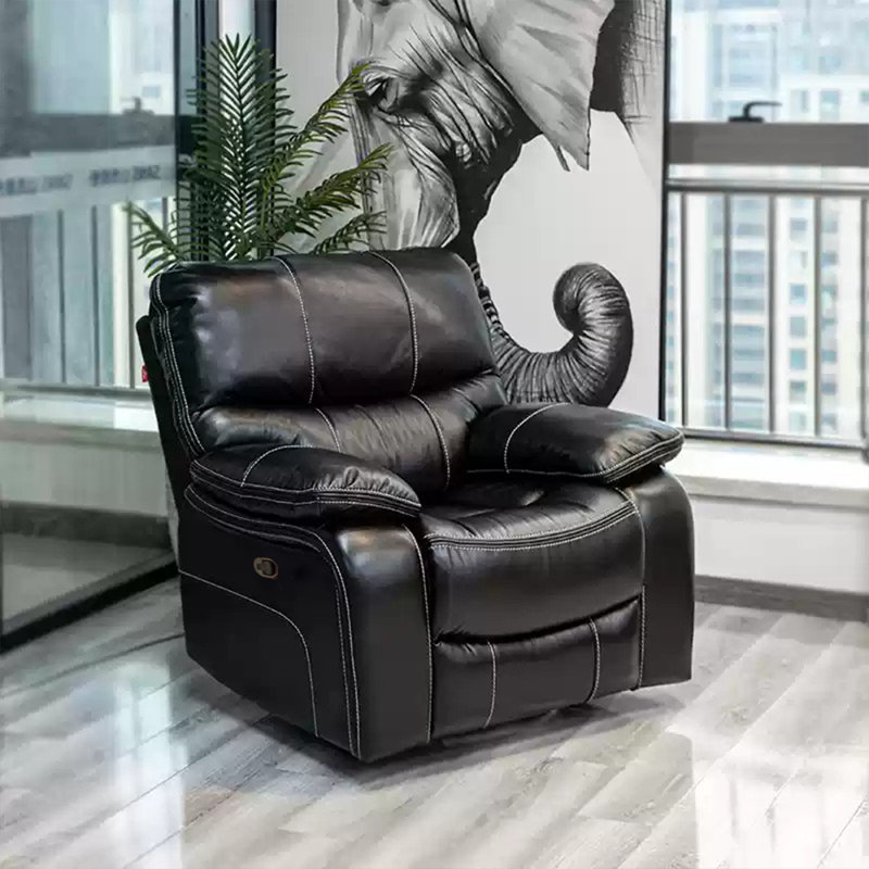 Silent adjustable recliner, Black