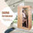 KISRAIS Single Person Far Infrared Sauna for Indoor with 2 Bluetooth Speakers,1 LED Reading Light, 1 RLT & NIR Light, Made from Canadian Hemlock