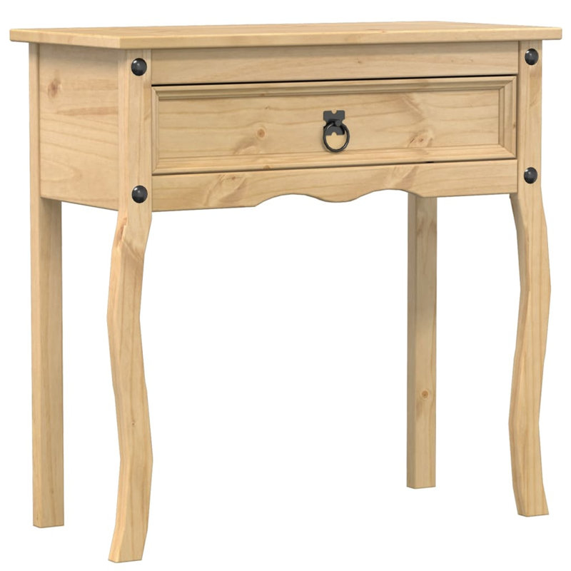 Console vidaXL finition cire miel