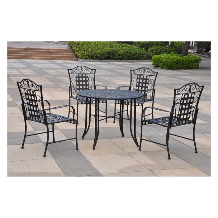 Ensemble repas 5 pièces Nocona, Noir antique