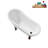 53.1'' x 25.6'' Freestanding Soaking Acrylic Bathtub-72770253-76285530