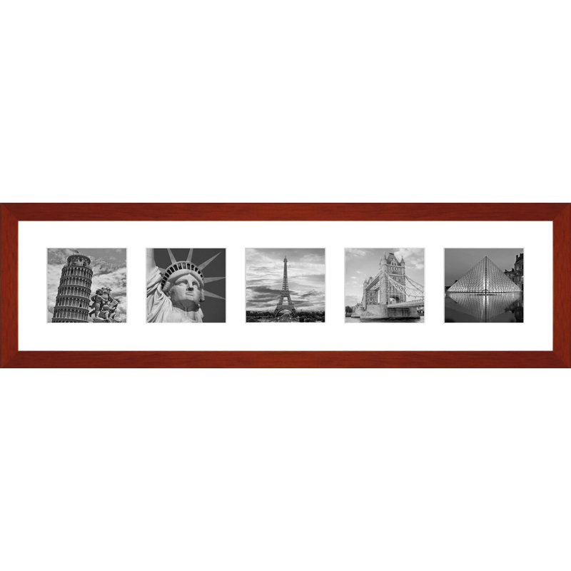 Aalaa Wood Picture Frame with Mat, Cil