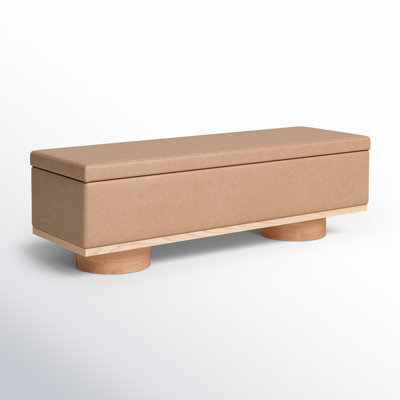 Morje 61" Linen Entryway Bench