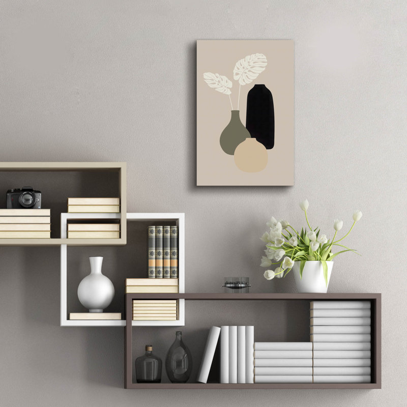 " Three Vases 2 " by Incado, 24" H x 16" W x 0.2" D