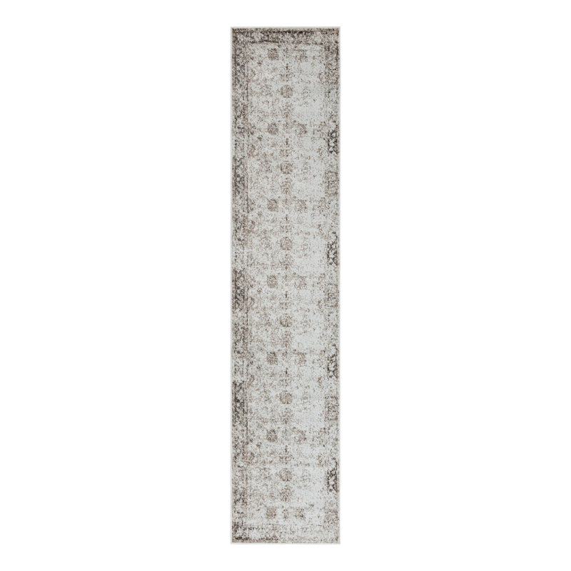 Tapis Brandt, Tapis de couloir 2 pi 7 po x 12 pi, Non, Beige /Brun clair