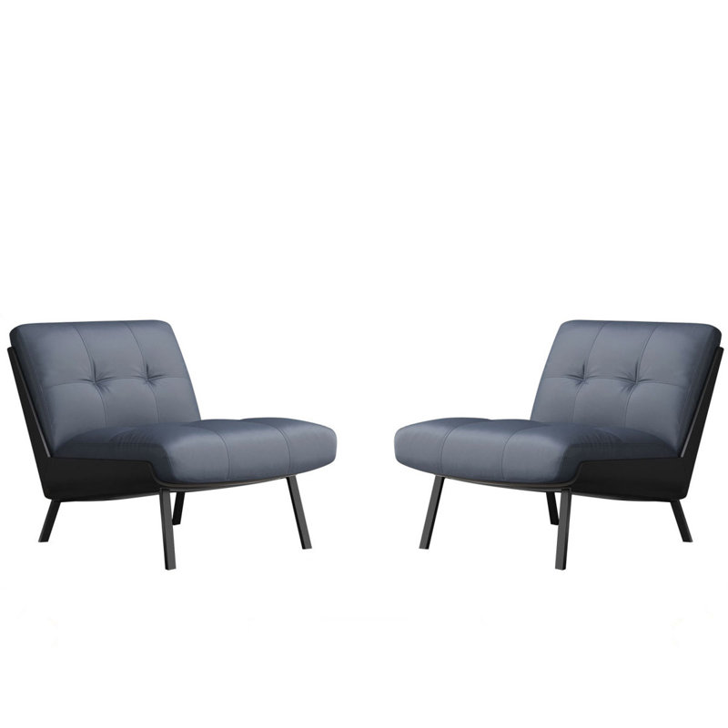 Syden, Noir / bleu gris
