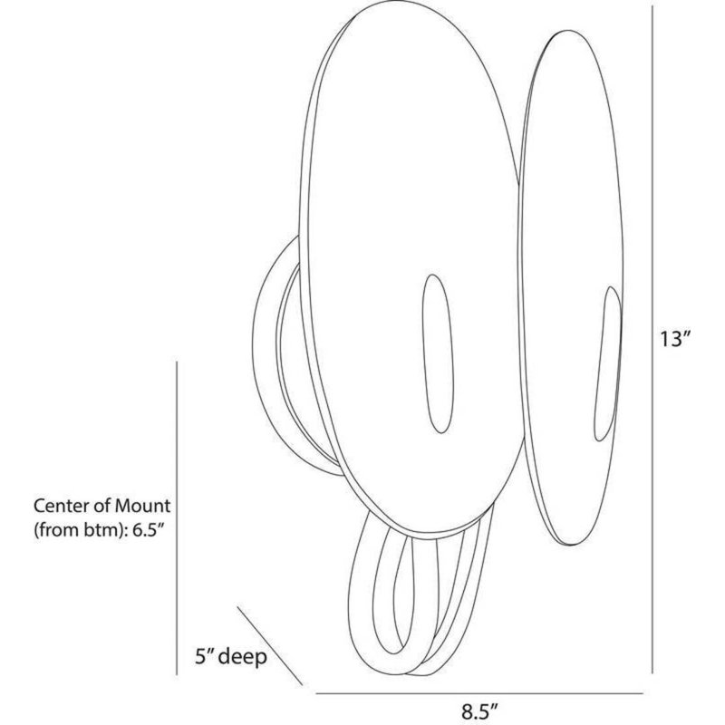 Izara 2 - Light Armed Sconce