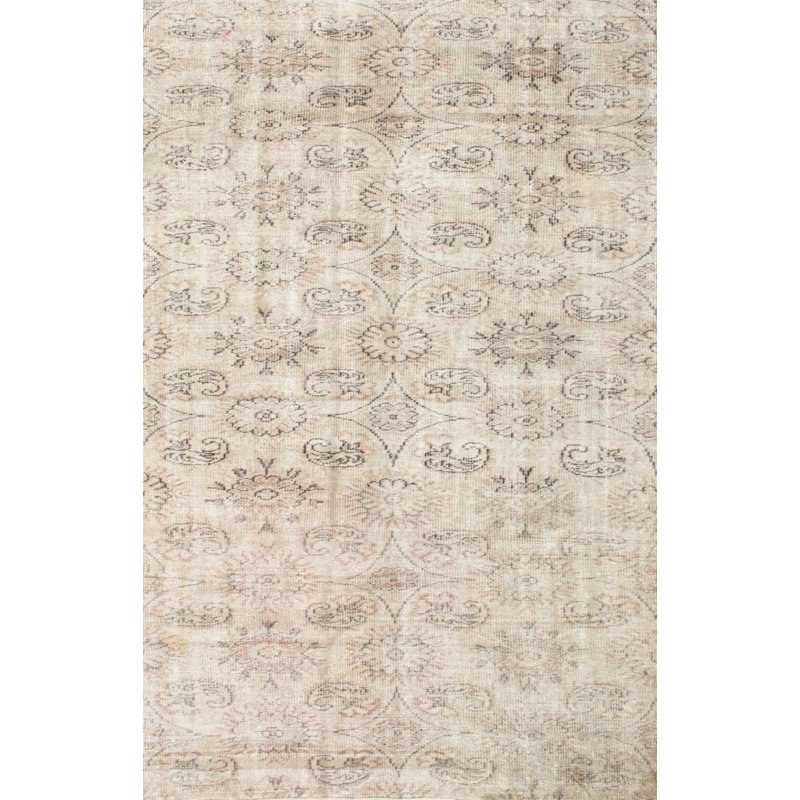 Tapis traditionnel gris / noir Donell, Rectangle 8 pi x 12 pi