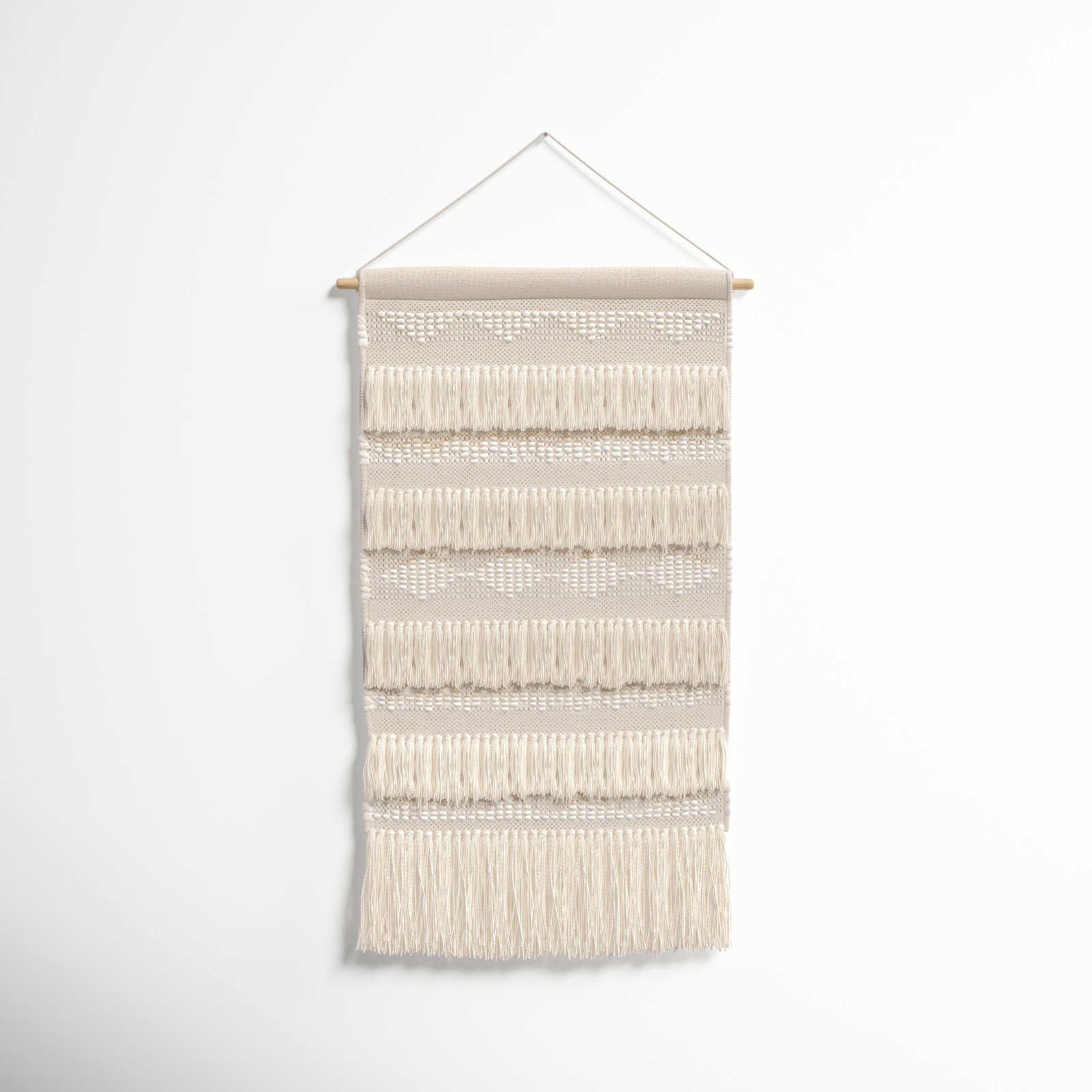 Venora Cotton Wall Hanging with Rod