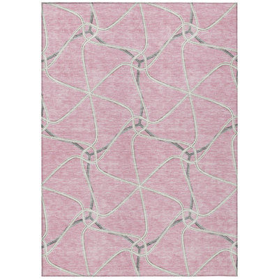  Aleg Area Rug with Non-Slip Backing