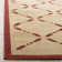 Coreatha Geometric Creme/Red Area Rug