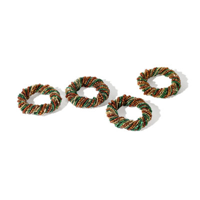 Woodland Braid Napkin Rings (Set of 4)