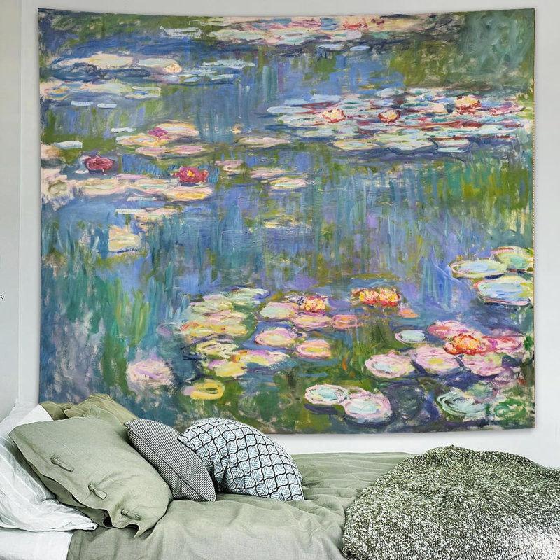 Tapisserie murale Monet Waterlily