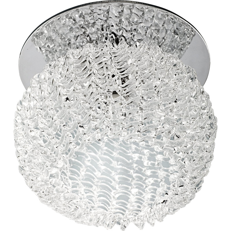 Acelynn Glass Flush Mount