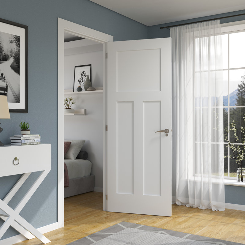 Porte standard en bois lambrissé, 26 po x 80 po