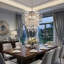 Jolie 5-Light Dimmable Metal Drum Chandelier with Crystal Accents-389995632