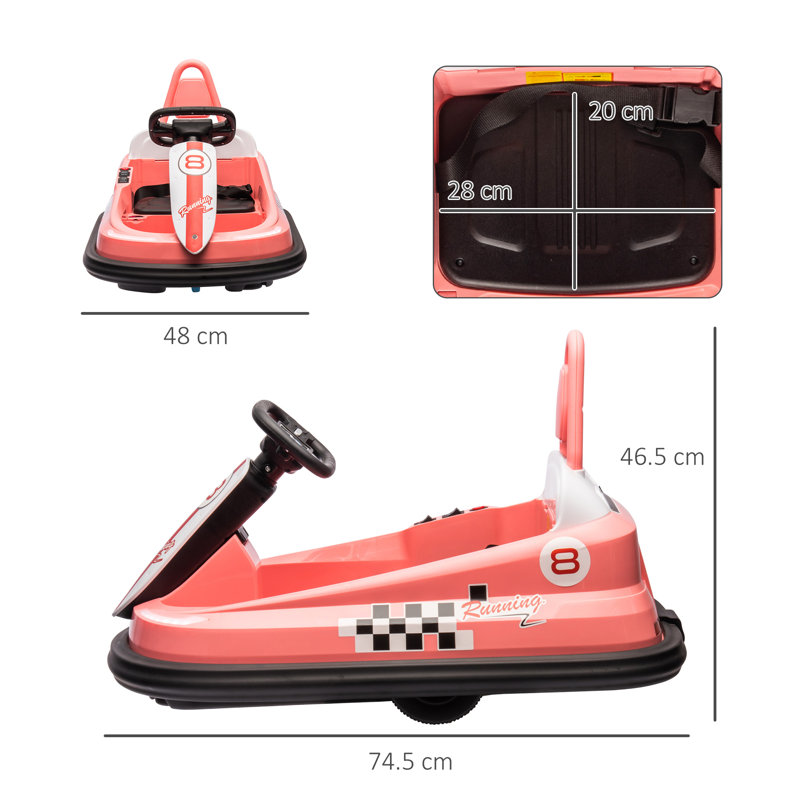 Durazo Zoomie Kids Battery Powered Ride On, Pink