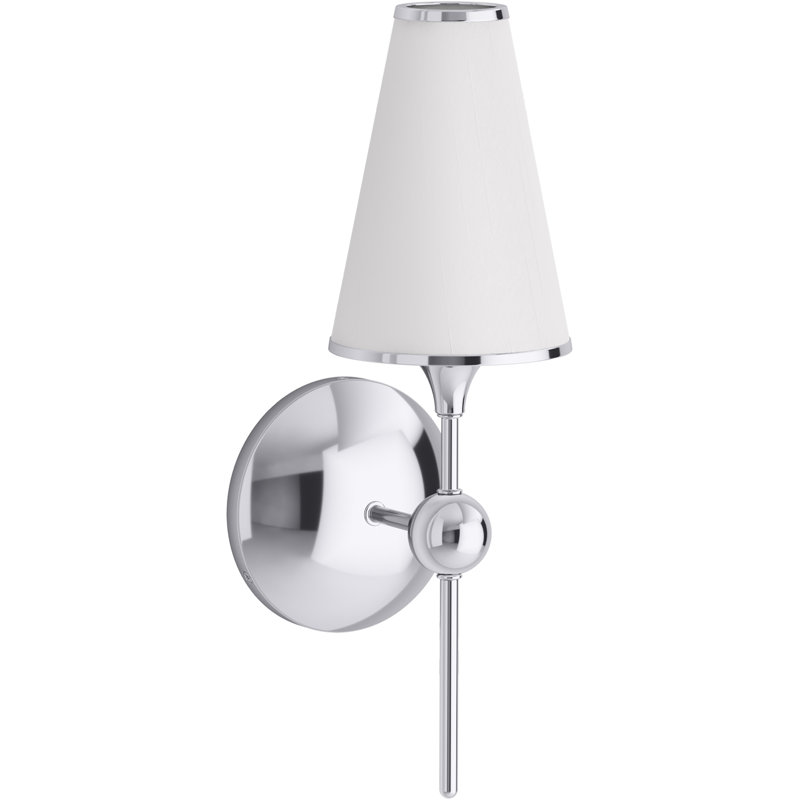 Parohn 1-Light Wallchiere, Polished Chrome