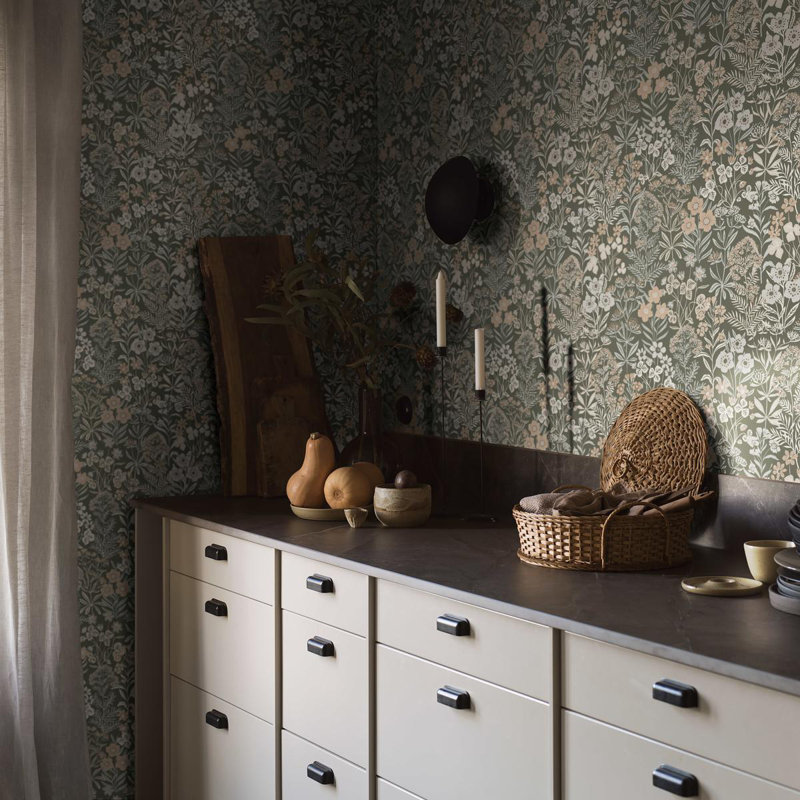 Boråstapeter Äng Wallpaper, Spruce