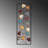 Handmade Decorative Metal Wall Accessory, 12.6 x 35.4 inches | 100% Metal, Thickness: 0.06 inches | Unique Hand-Painted Design, Perfect for Home Decor | Versatile Wall Hanging with Distinctive Color Variations
