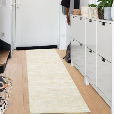 Machine Washable Rug with Rubber Backing for Living Room Modern Non-Slip Dining Room Rug Easy-Cleaning Solid Floor Carpet for Bedroom Hallway Kitchen Office Playroom