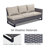 Kreda 7-Piece 8-Person Powder Coated Steel Outdoor Seating Group-958037136-958037149