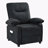 Chenille Fabric Recliner Chair with 8-Point Massage & Heating,Remote Control & Side Storage Pockets-1129910802