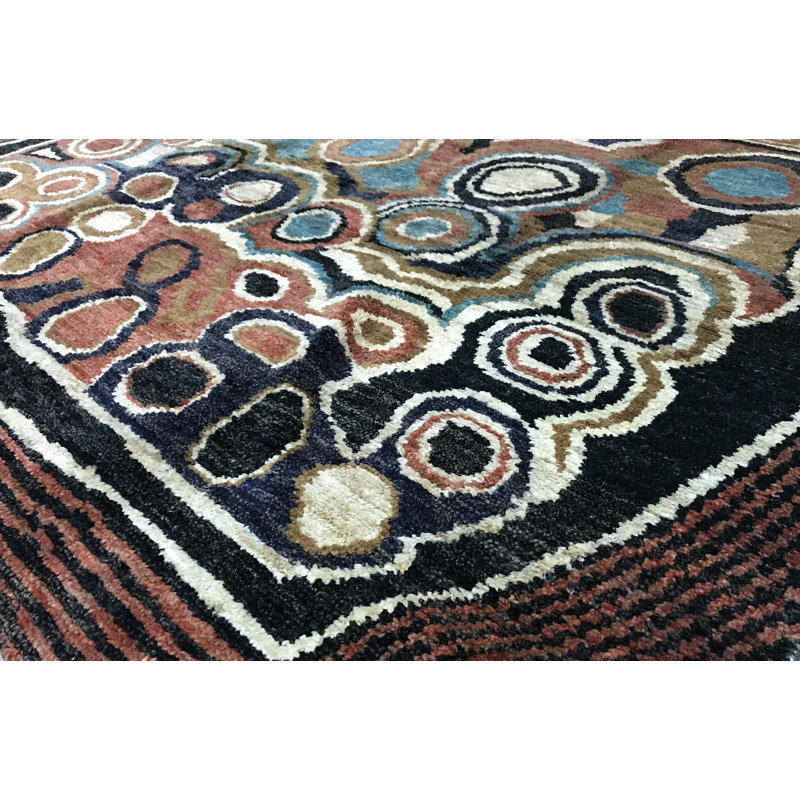 Tapis multicolore de haute qualité noué à la main