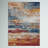 Abstract Red/Blue/Gold Colorful Indoor Area Rug-1079594971