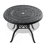 5-Piece All-Weather Cast Aluminum Dining Set, Include 4 Swivel Chairs And 39.37" Round Table With Black Frame-109604987