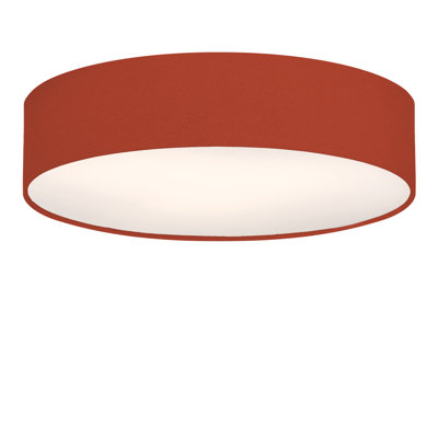 Parvin Fabric Flush Mount