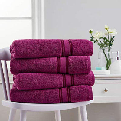 Ensemble de draps de bain 100% coton (ensemble de 4)