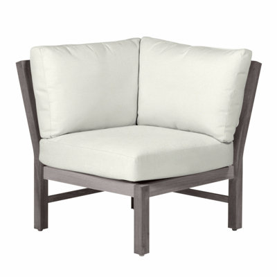 Club Teak Sectional Corner Chair