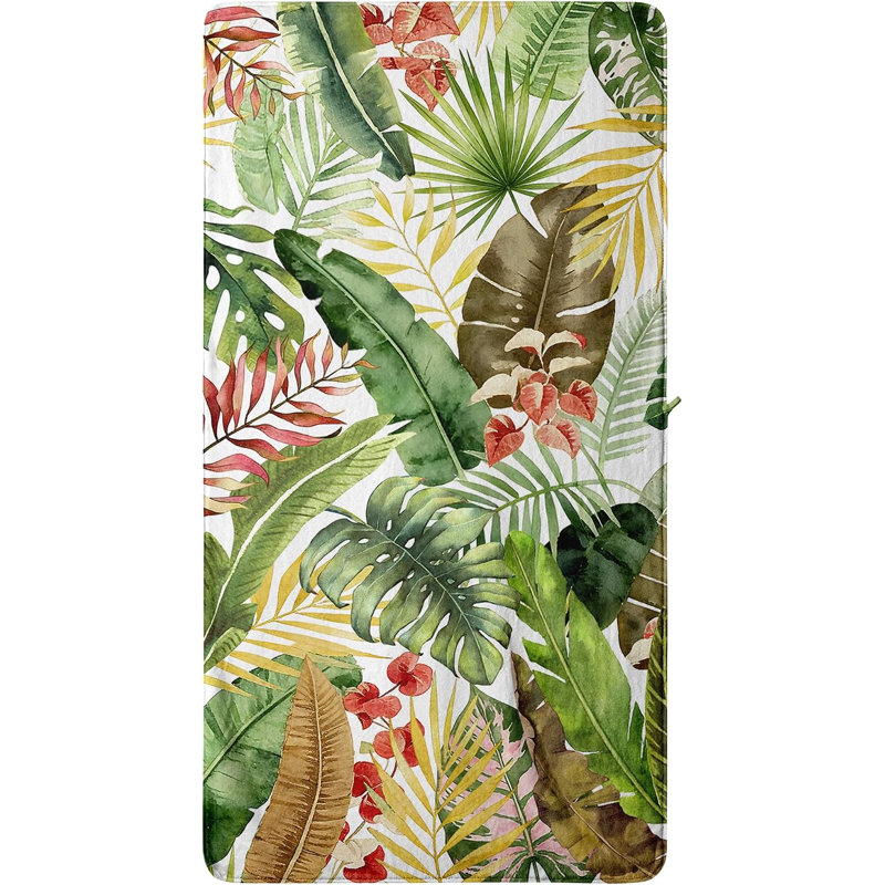 Serviette de bain Boho Palm Leaves
