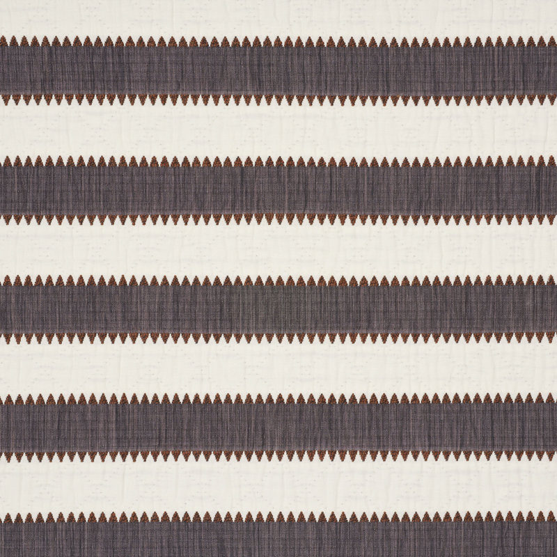 Isolde Stripe Matelassé Fabric, Cinder