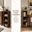 12" Wall Mounted 3-Tier Bathroom Cabinet, Open Wall Rack-129107069
