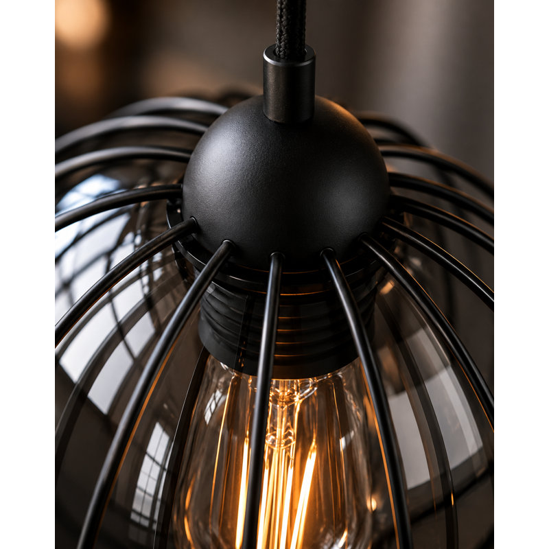 1 - Light Matte Black Pendant